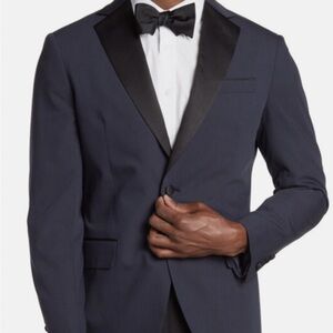 Nordstrom Rack Classic Black Men's Tuxedo Jacket-Blazer Sz 42R NWT